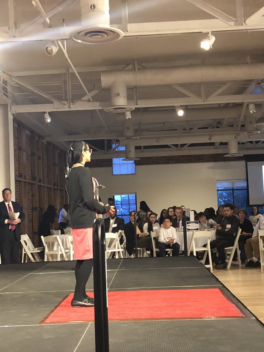 jlmichael's tweet image. “Is Nutrition a Cure for Illness?” An amazing presentation by (my former student!) Shantika Bhat, currently schooling is on problems with the American Diet.  @IngenuityPro93 Idea Summit #solvefory @BaltCitySchools