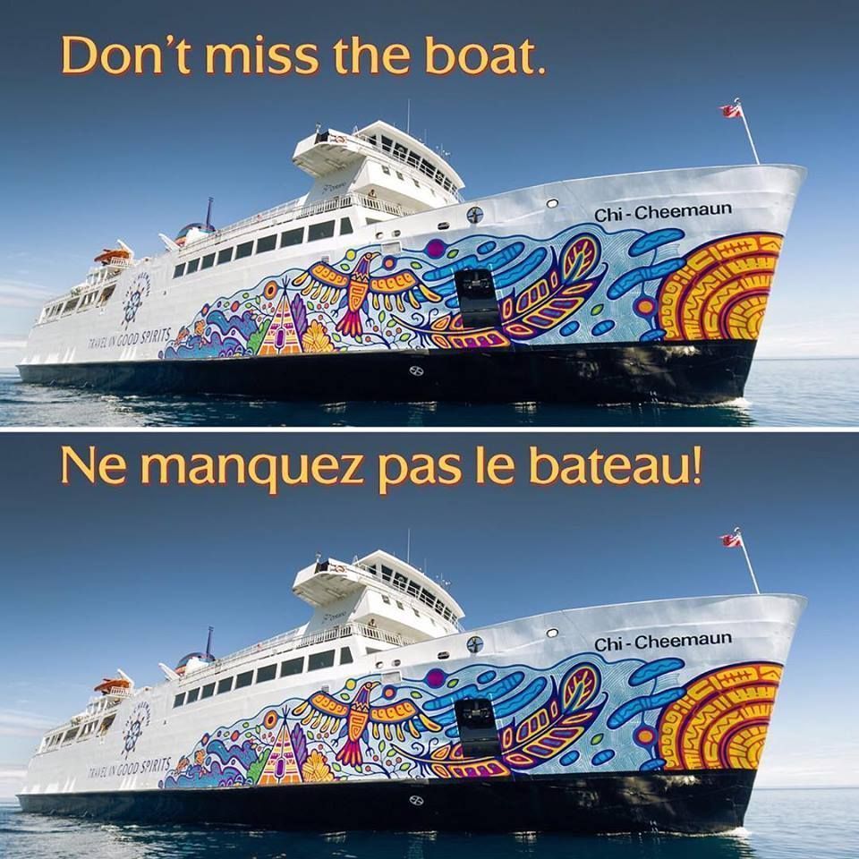 manitoulinmagic's tweet photo. Ride the Chi-Cheemaun Ferry to Manitoulin Island &amp; trade hot pavement for shimmering water.Start your summer vacation planning today. via @ontarioferries #travelingoodspirits #discoverontario https://t.co/1sAuKSXNLW #destinationawesome https://t.co/guuc3jtgwq