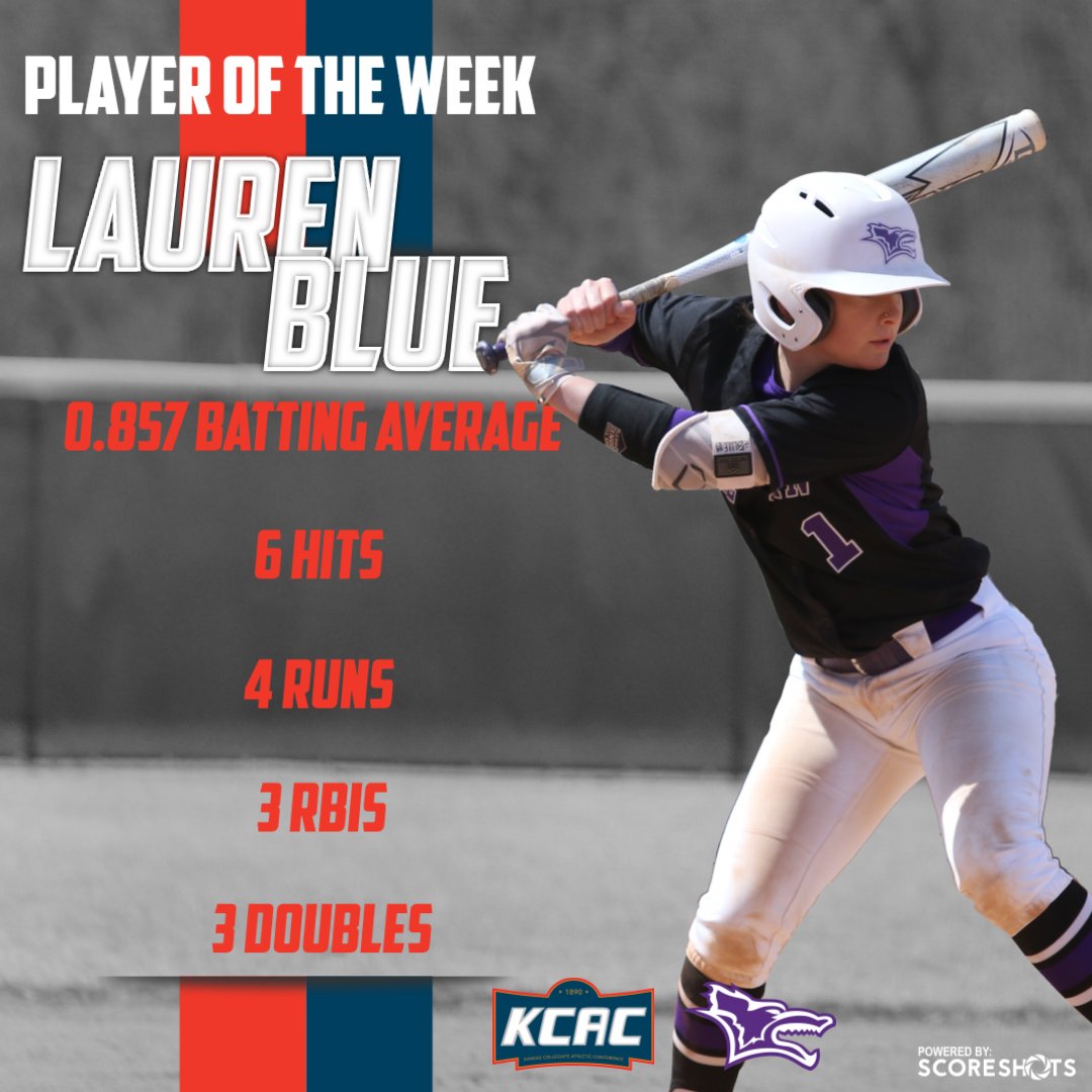 AMNTX18u's tweet photo. 2017 #AFEAlumni Lauren Blue aka B-Magic earns #KCAC conference honors @kcacsports @KWUSoftball #AFExpressSoftball #AFEPride https://t.co/cmQj6lFokB