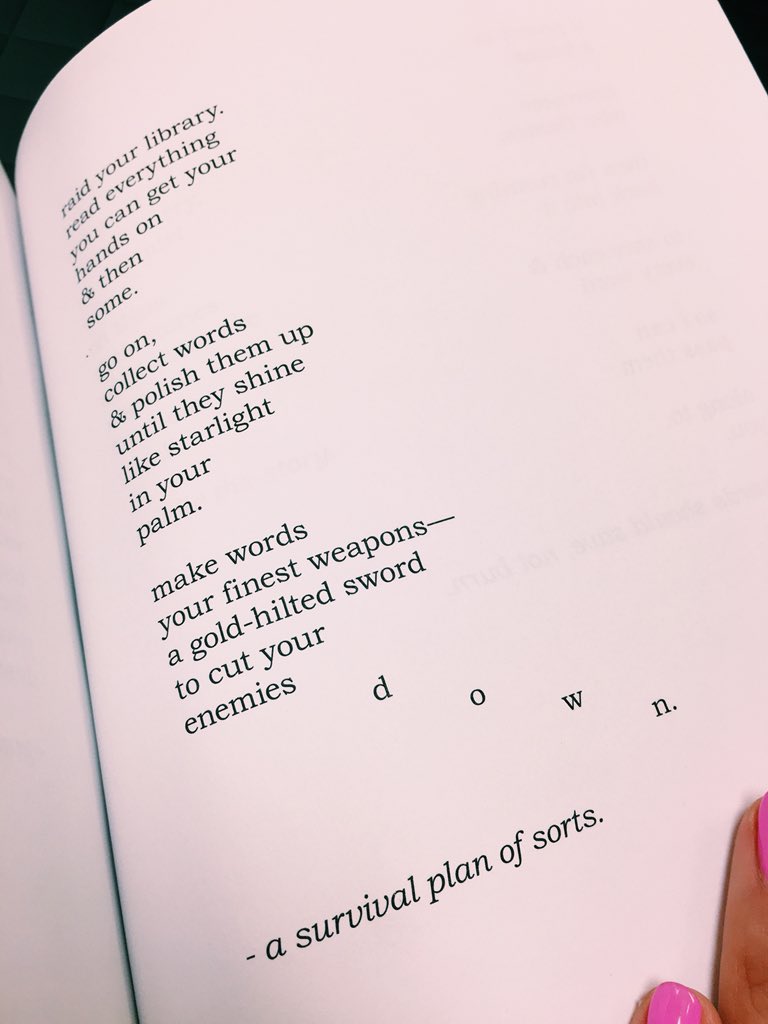 Her_write_way's tweet photo. Best way to kill time at work? My way is reading #poems by the talented Amanda Lovelace #theprincesssavesherself #herwriteway #wordsareweapons
#workinghardorhardlyworking https://t.co/3Pdy3JE6Dl