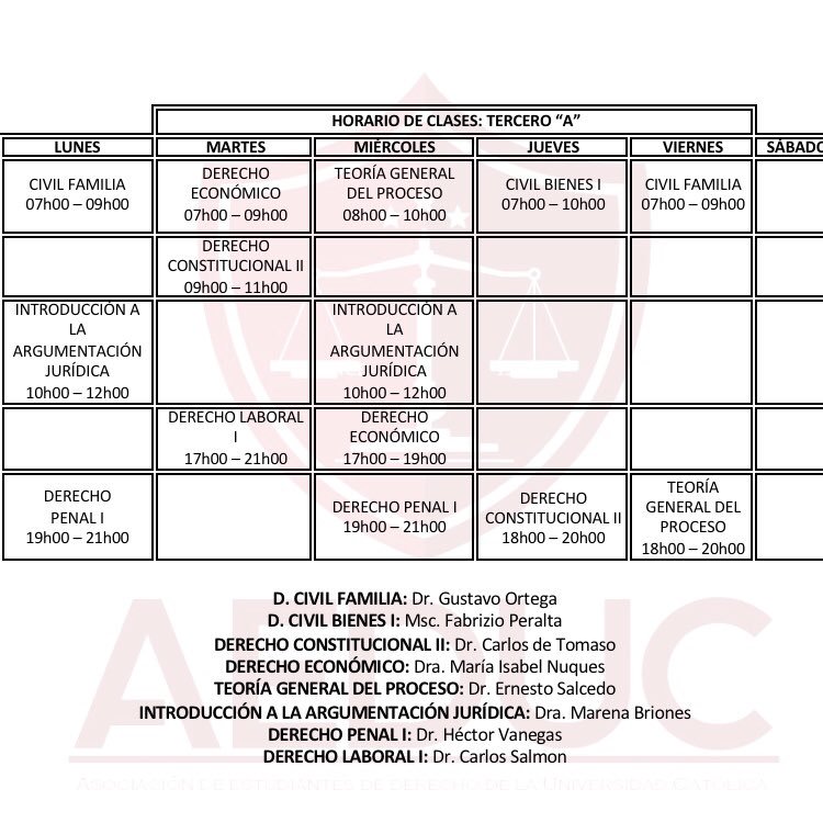 aeduc2018's tweet photo. Compartimos con ustedes los horarios de clases del Semestre A-2018 correspondientes a TERCER CICLO. #AeducInforma https://t.co/mHLNoNroe4