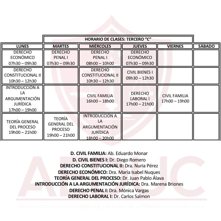 aeduc2018's tweet photo. Compartimos con ustedes los horarios de clases del Semestre A-2018 correspondientes a TERCER CICLO. #AeducInforma https://t.co/mHLNoNroe4