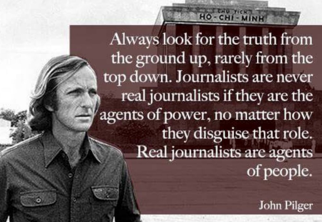 BrianWillmot's tweet image. John Pilger has been saying this for a while ! (He is one of the finest journalists to come out of Australia) . .