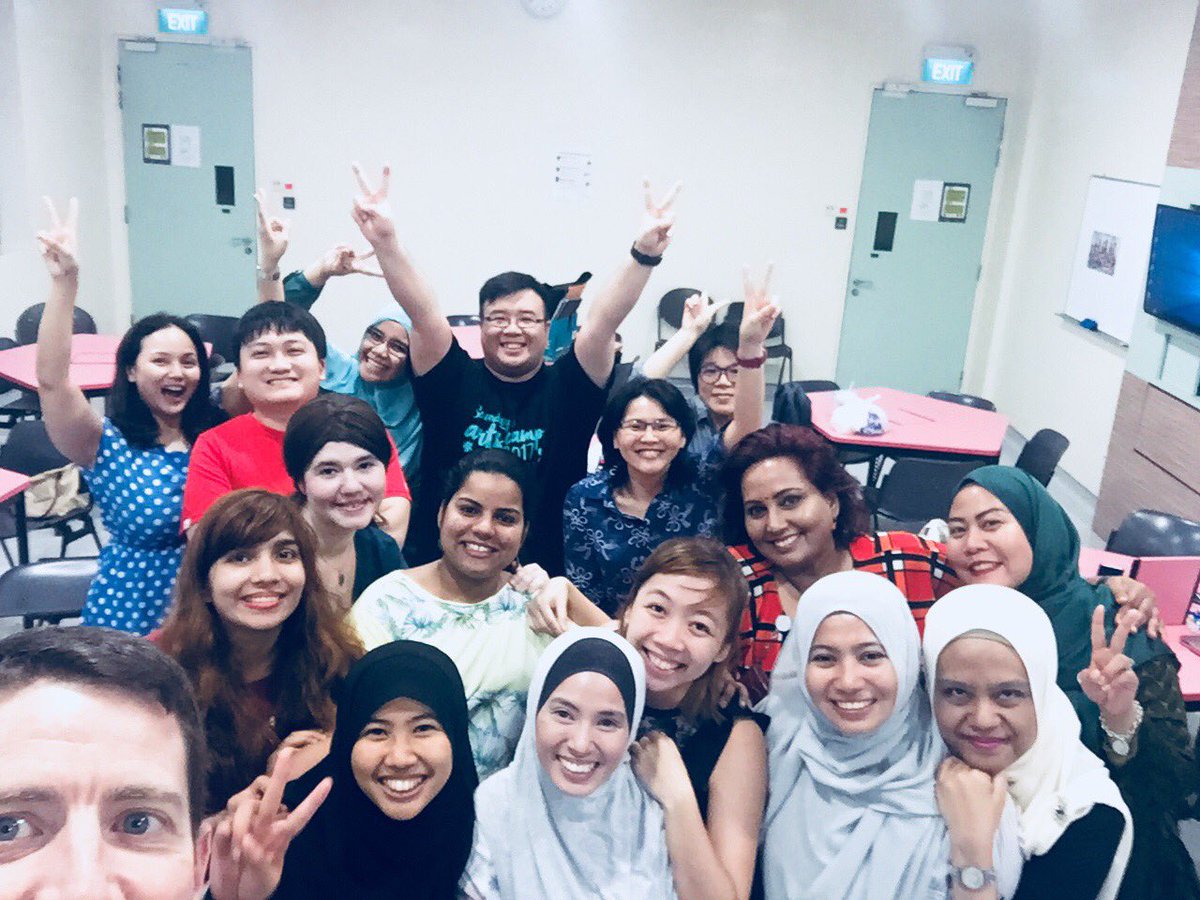 drzacharywalker's tweet photo. Taught my last full class at NIE last night.  What a great group of educators... so lucky to have learned with them.  #MSE850 https://t.co/1acGfZIofz