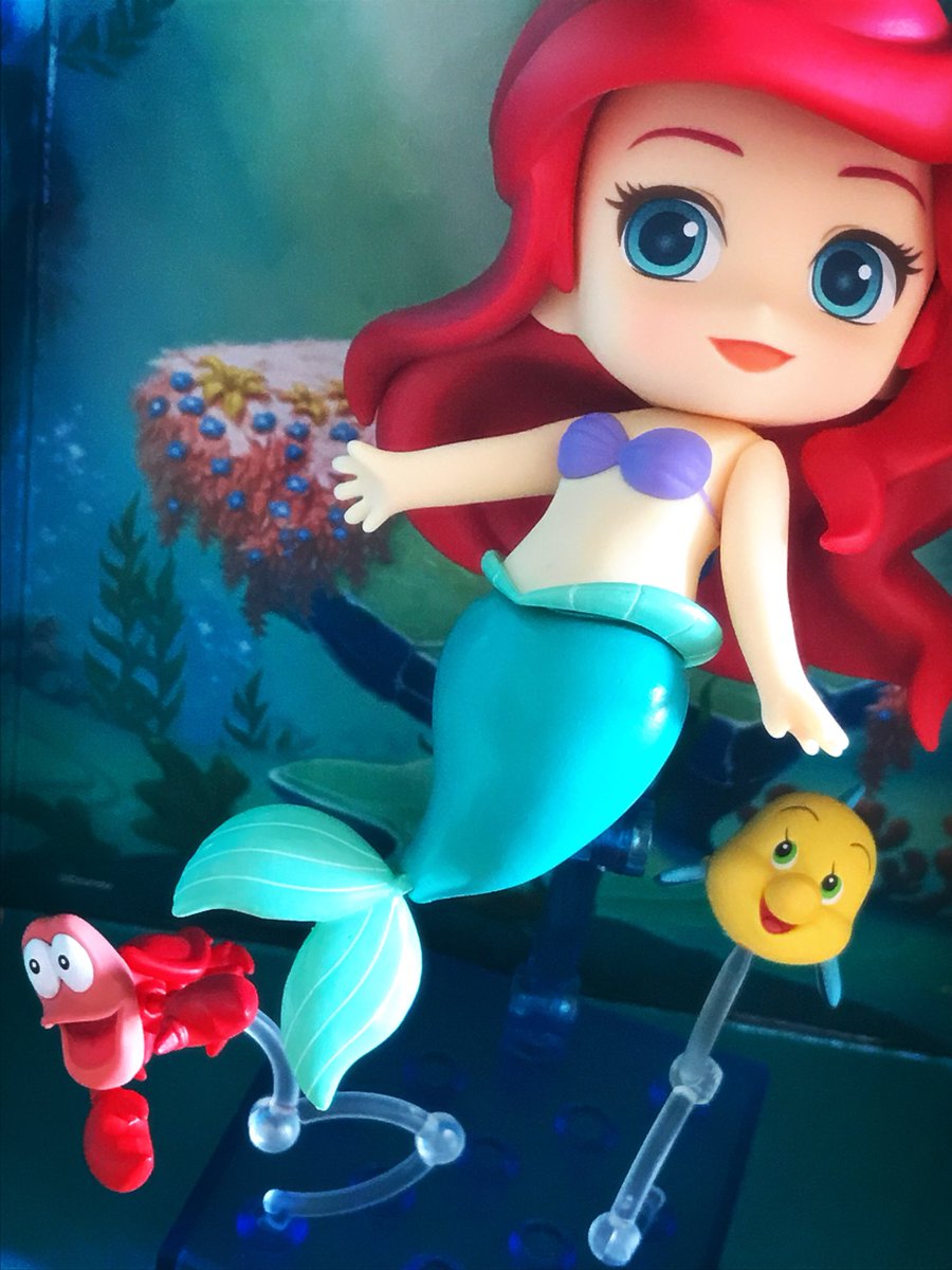 アリエルのねんどろいど…届いたぁ…！ かわいい…昔の自分ありがとう…😇