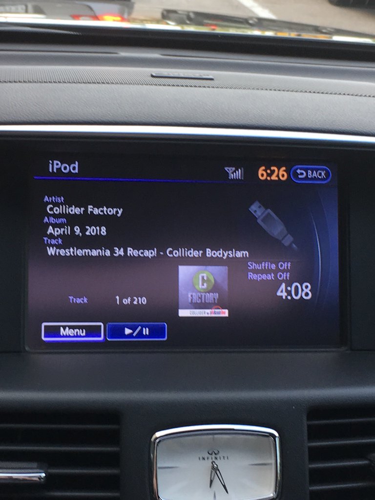 willdoubrava's tweet photo. Todayβs drive home podcast. @KristianHarloff @TheRochaSays #ColliderFactory https://t.co/tUuhys2eSP