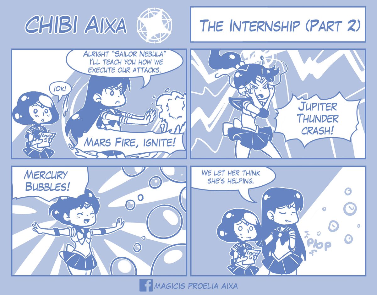 I feel <a href="/ProJared/">Jared Knabenbauer</a> will hate me for this xD

Sorry! at least she's pretty smart!

More on: fb.com/magical.aixa
or: tapas.io/series/Magicis…