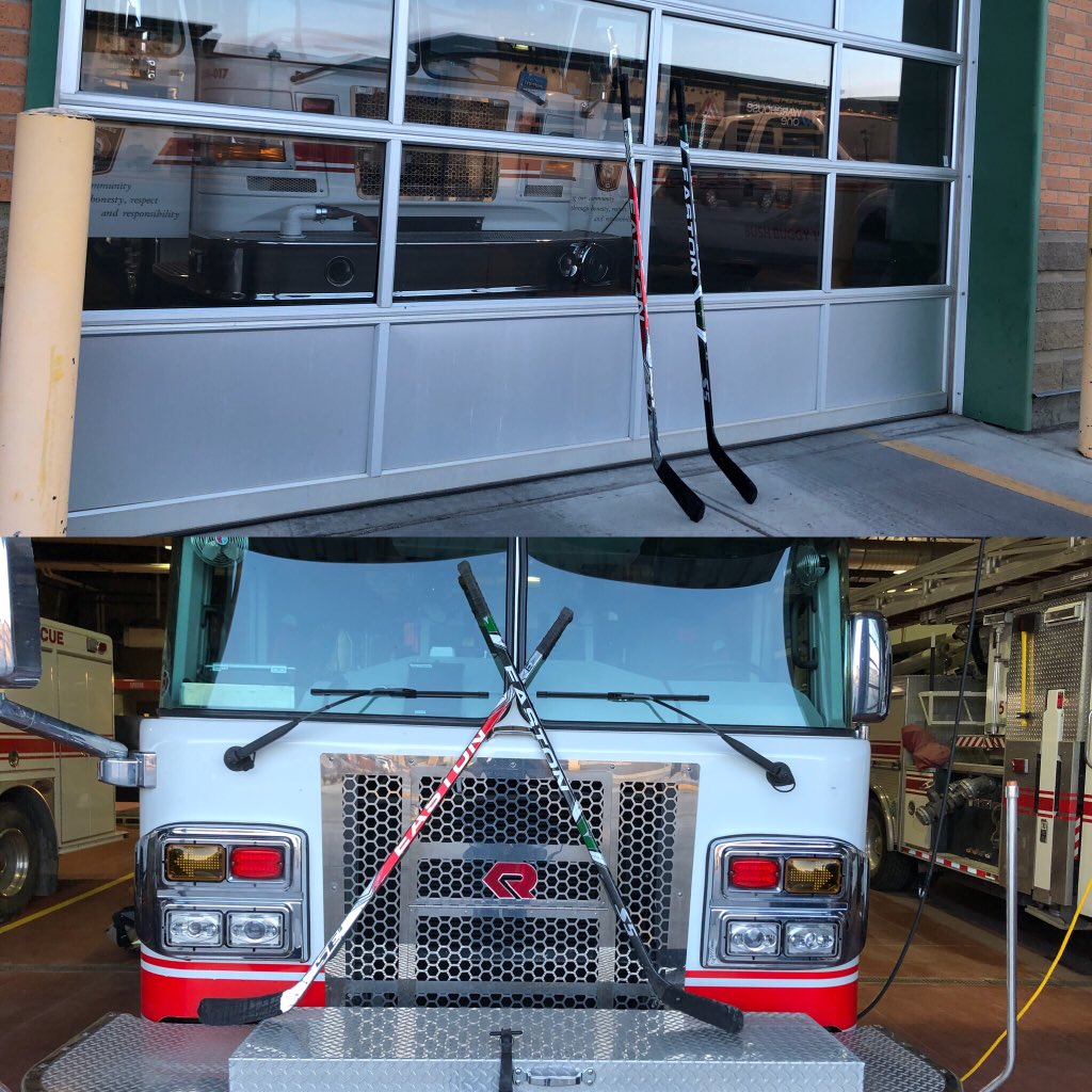 For the boys. If you need a stick tonight - come use ours #SticksOutForHumboldt