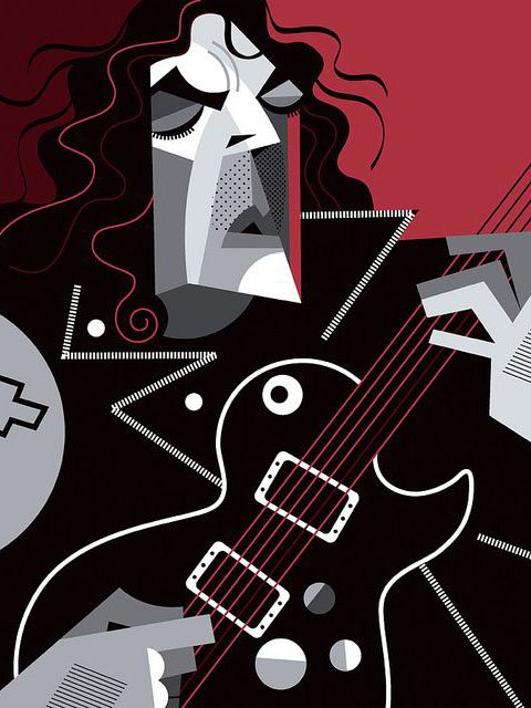 Buenas noches.

Pappo Napolitano, por Pablo Lobatto.