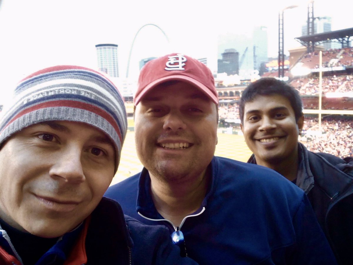 NextMoveGroup's tweet photo. Next Move Group outing for our research analyst's first baseball game! #Imransfirstgame #Cardinals #NextMoveGroup https://t.co/1x9GLsbpHU