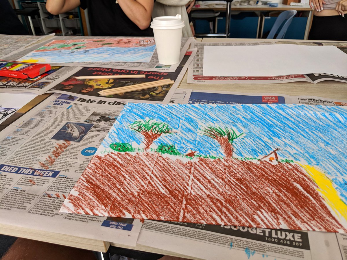 Great lesson visualising North Sydney of the past #acuedu_p #qualitydrawing