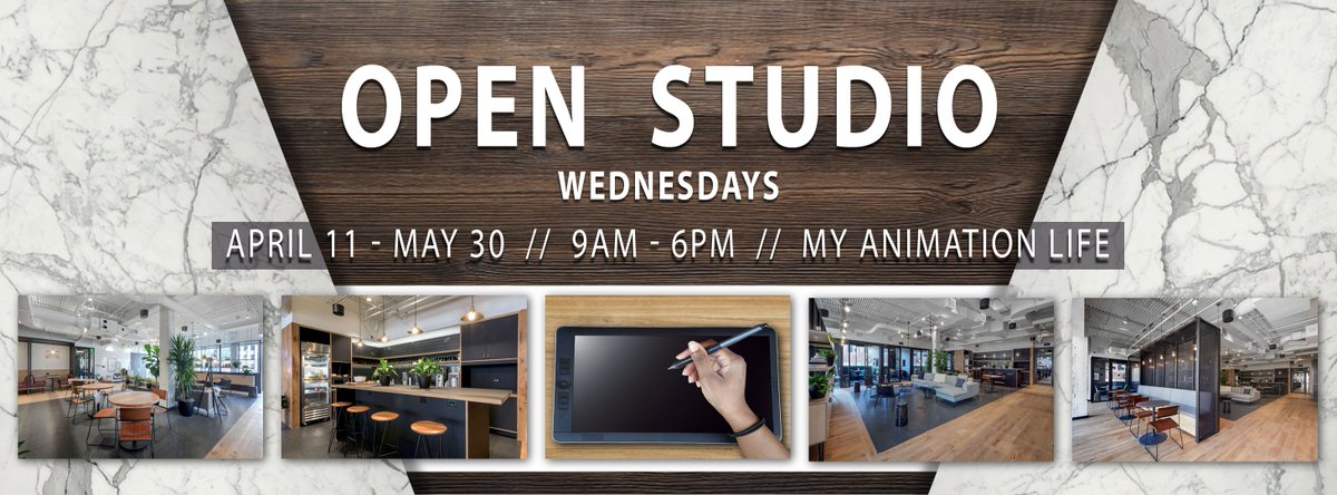 MyAnimationLife's tweet photo. Want to work in a creative environment without the anxiety associated with low-security coffee shops? Come to our office building! Every Wednesday in April and May our doors are open to the community <3 Ticket RSVP Required: https://t.co/IdEcIbrwSU #WorkingRemotely #OpenStudio https://t.co/VDZTVEzM3o