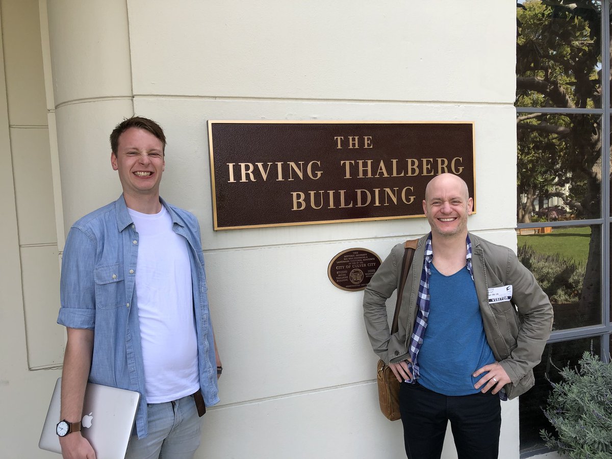 AvatarEntertain's tweet photo. Jack Spring &amp; David J. Keogh at Sony Pictures. https://t.co/mCw1ADJfQF