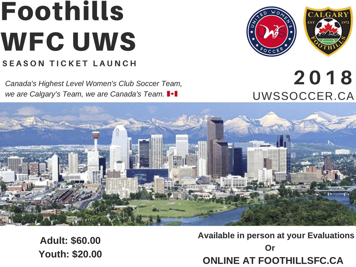 FoothillsWFC's tweet photo. 🚨UWS Season Tickets🚨 Online at @ https://t.co/r3zxY7uaqX or at @FoothillsSoccer Evaluations in Person 😀#gofoothills @UWSSoccer https://t.co/3fRkaRitNF