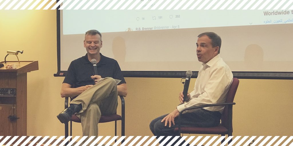 eriklandes9's tweet photo. It always nice to hear from an expert in their field. Thank you, R.B. Brenner, director of the @UTJSchool, for your insight on the transformation of journalism. #txstdigital https://t.co/BJmT45KJVj