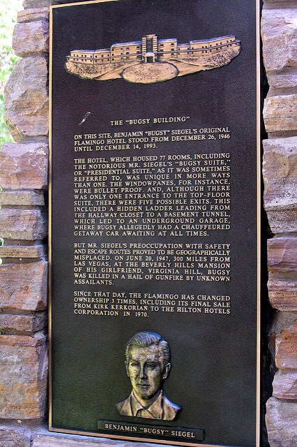 truecrimevegas's tweet photo. @Acesandeights4 Bugsy has the only memorial to a made man at the flamingo. #mobworldsummit https://t.co/DMvbhJHTtx