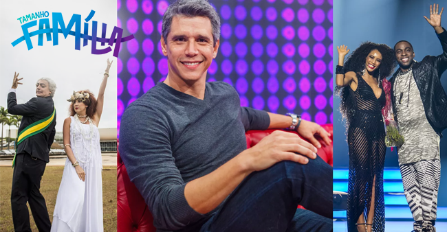 É daqui a pouco!!! Nesta terça-feira, 10/4, <a href="/marciogarciamgp/">Marcio Garcia</a> recebe famílias #MisterBrau e #Zorra em transmissão ao vivo no Gshow. Você não pode perder 😉😉 glo.bo/2IH4qXh #TamanhoFamília