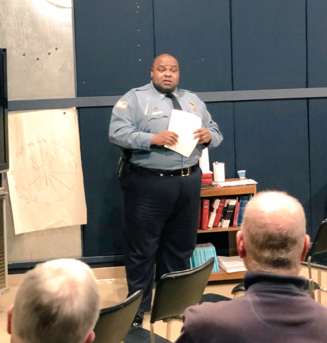 We had 41 community members attend our first <a href="/MomsDemand/">Moms Demand Action</a> meeting in rural Maryville, MO. Thanks to Chief Green for speaking about the dangers of Missouri House Bill 1936. We want gun sense and we vote. <a href="/shannonrwatts/">Shannon Watts</a>