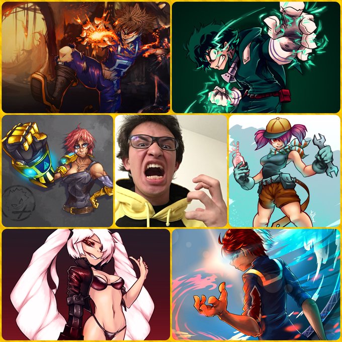 #artvsartist 
Hi I'm Yellow
I draw angry bois
(and sometimes girls) 