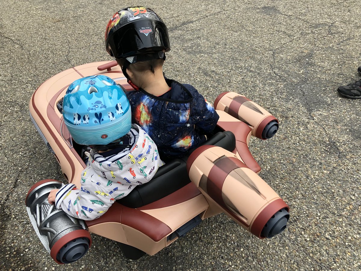 Two more landspeeder for kids were sold for a total of four new kids happy because I got my kids one. #starwars ftw