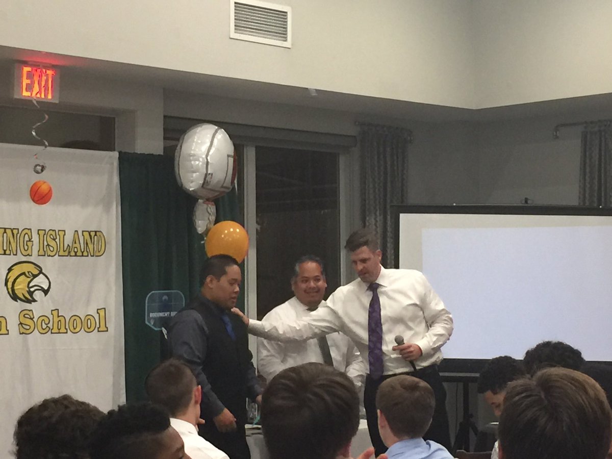 Great time tonight with the Fleming Island High School Golden Eagles Boys Basketball Teams. #TeamBanquet