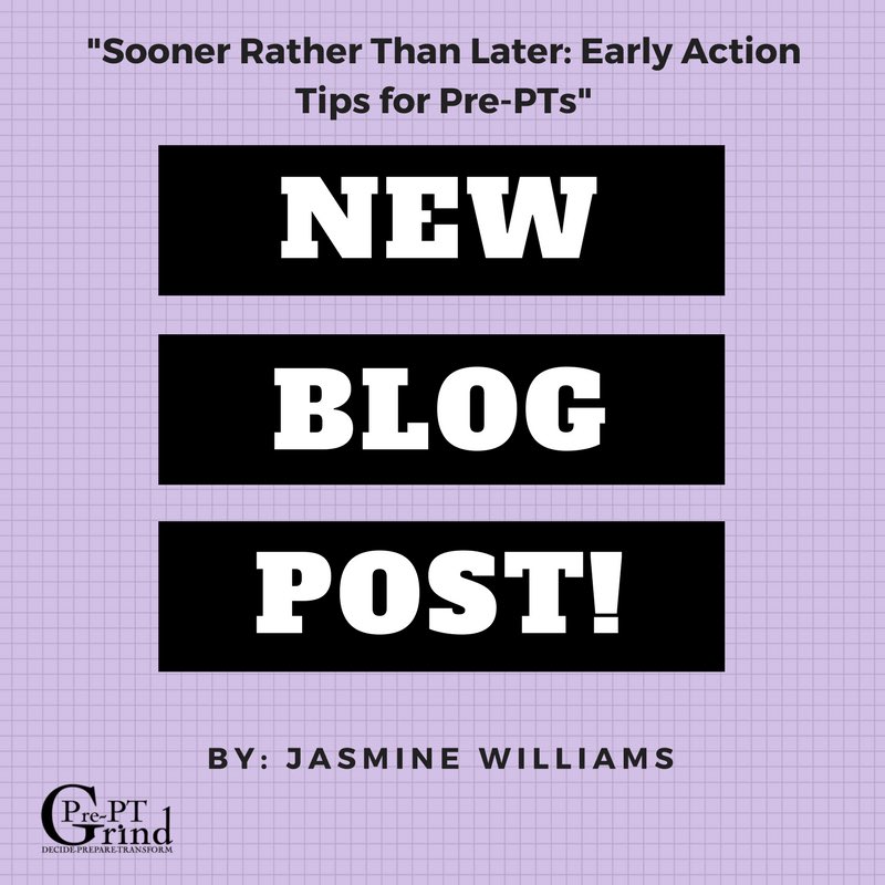 preptgrind's tweet photo. 📌NEW BLOG POST IS OUT!📌

Read about the tips and advice that @jwilliamsdpt gives about TAKING EARLY ACTION as a pre-PT! 💫🔥

We hope you enjoy the blog! 

KEEP GRINDING! 💪

https://t.co/0MobniyEmF https://t.co/aceymbVfJW