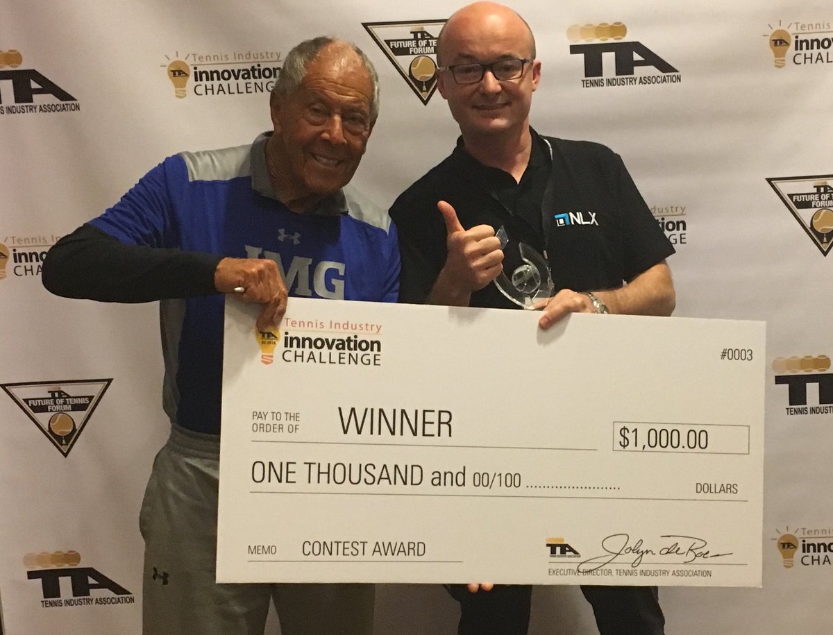 NickBollettieri's tweet photo. Privileged to be invited to speak at the @tennisindustry #TOMCON today. Special thanks Jolyn and and Brian for the invitation. Great seeing all the club owners, club managers, coaches, and entrepreneurs pushing our sport forward! https://t.co/Vn5x2ZITNI