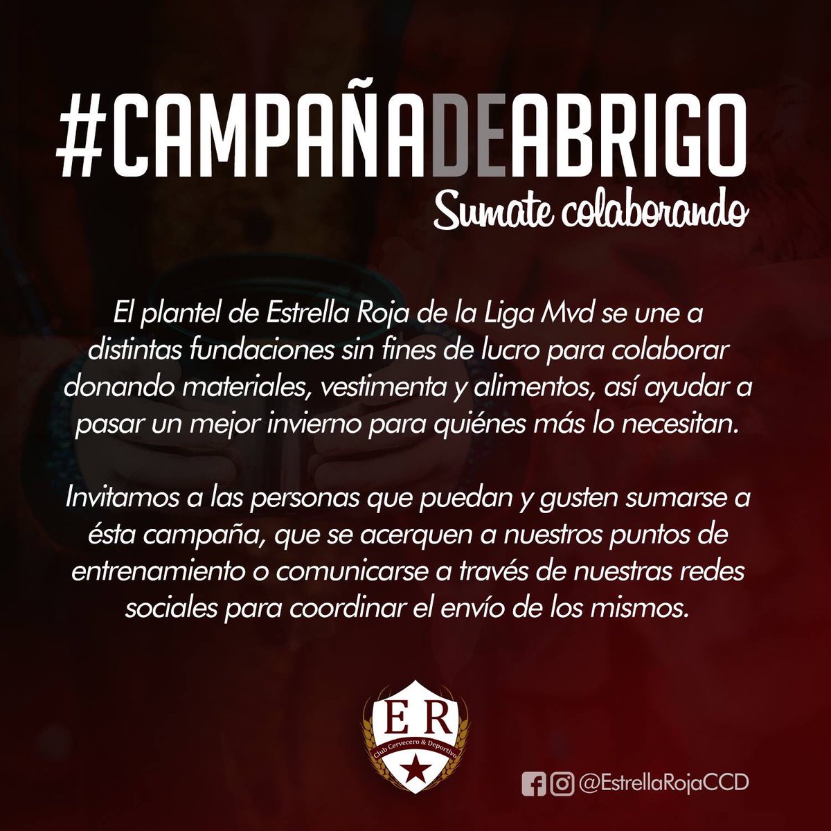 #CampañaDeAbrigo ☕️