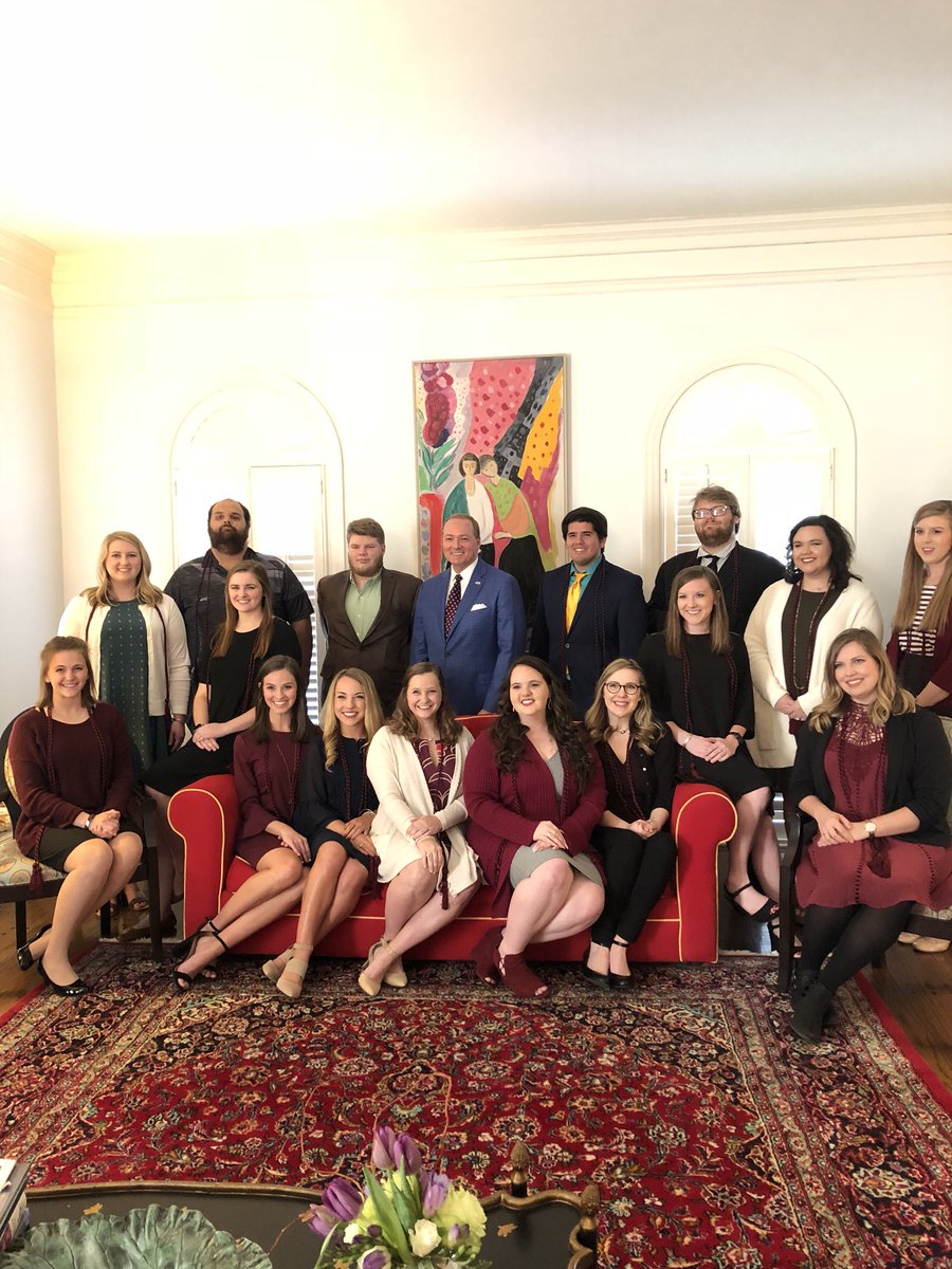 Enjoyed celebrating with our seniors tonight at the home of Dr. and Mrs. Keenum! <a href="/CollegeofEd_MSU/">MSU College of Education</a>