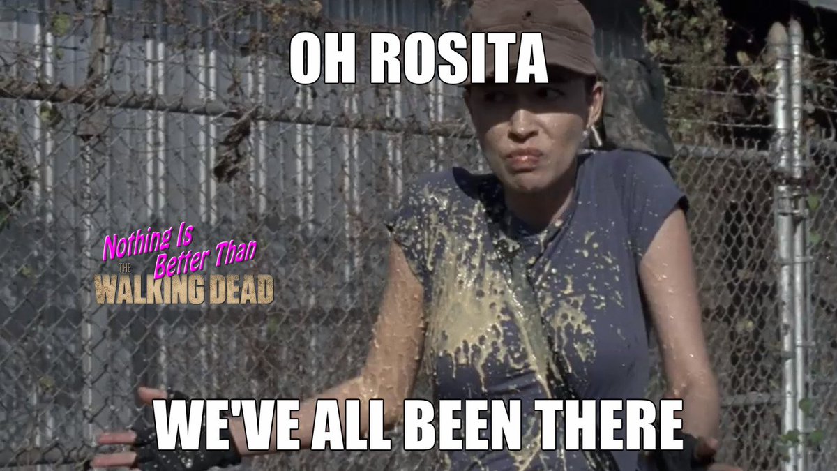 Whether it was a baby, toddler or a frat buddy... 

#TWD #TheWalkingDead #Rosita
