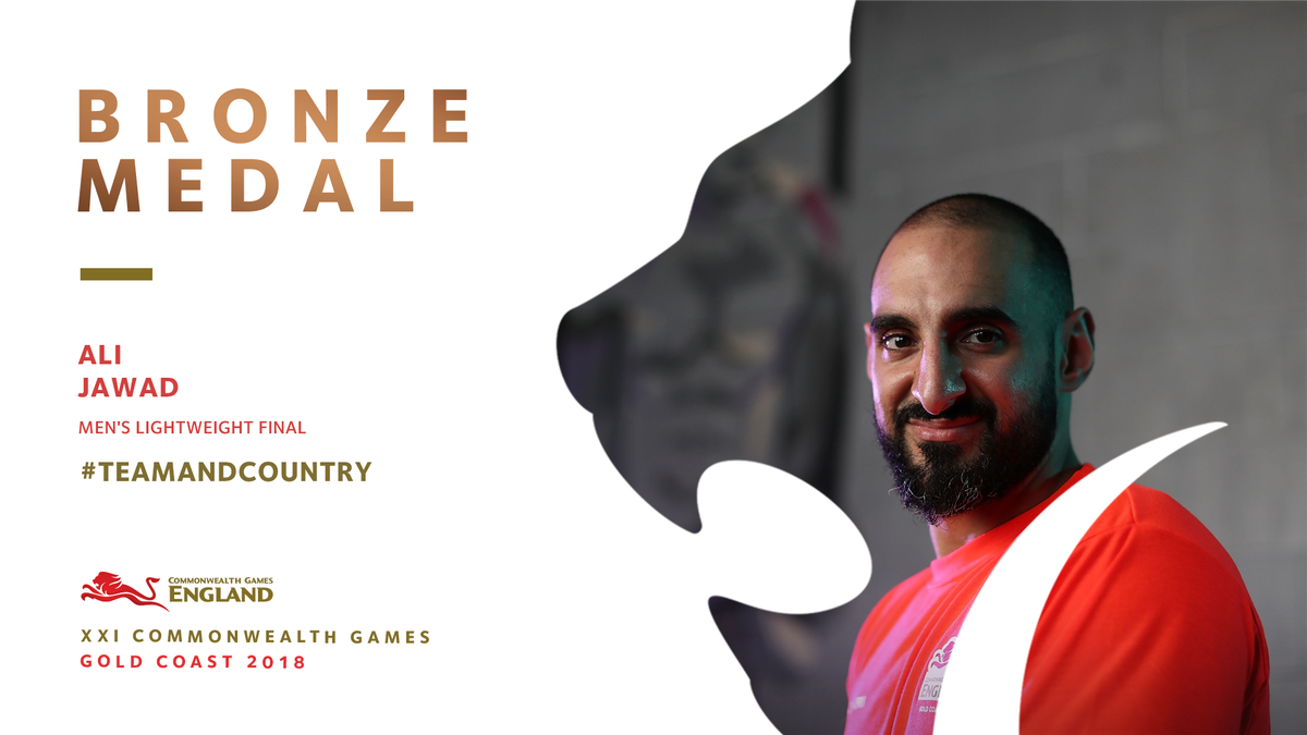 Team England (@teamengland) on Twitter photo First medal of day 6⃣ for 🏴 goes to <a href="/AliJawad12/">Ali Jawad PLY</a>! Great performance to claim🥉!!
#TeamAndCountry #TeamEngland #GC2018 #GC2018Powerlifting First medal of day 6⃣ for 🏴 goes to <a href="/AliJawad12/">Ali Jawad PLY</a>! Great performance to claim🥉!!
#TeamAndCountry #TeamEngland #GC2018 #GC2018Powerlifting