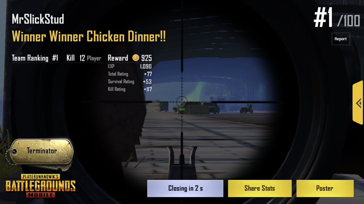 MrSlickStud's tweet photo. The W’s are REAL! So happy 🤙🏼@PUBGMOBILE https://t.co/OFnUhOr1a3