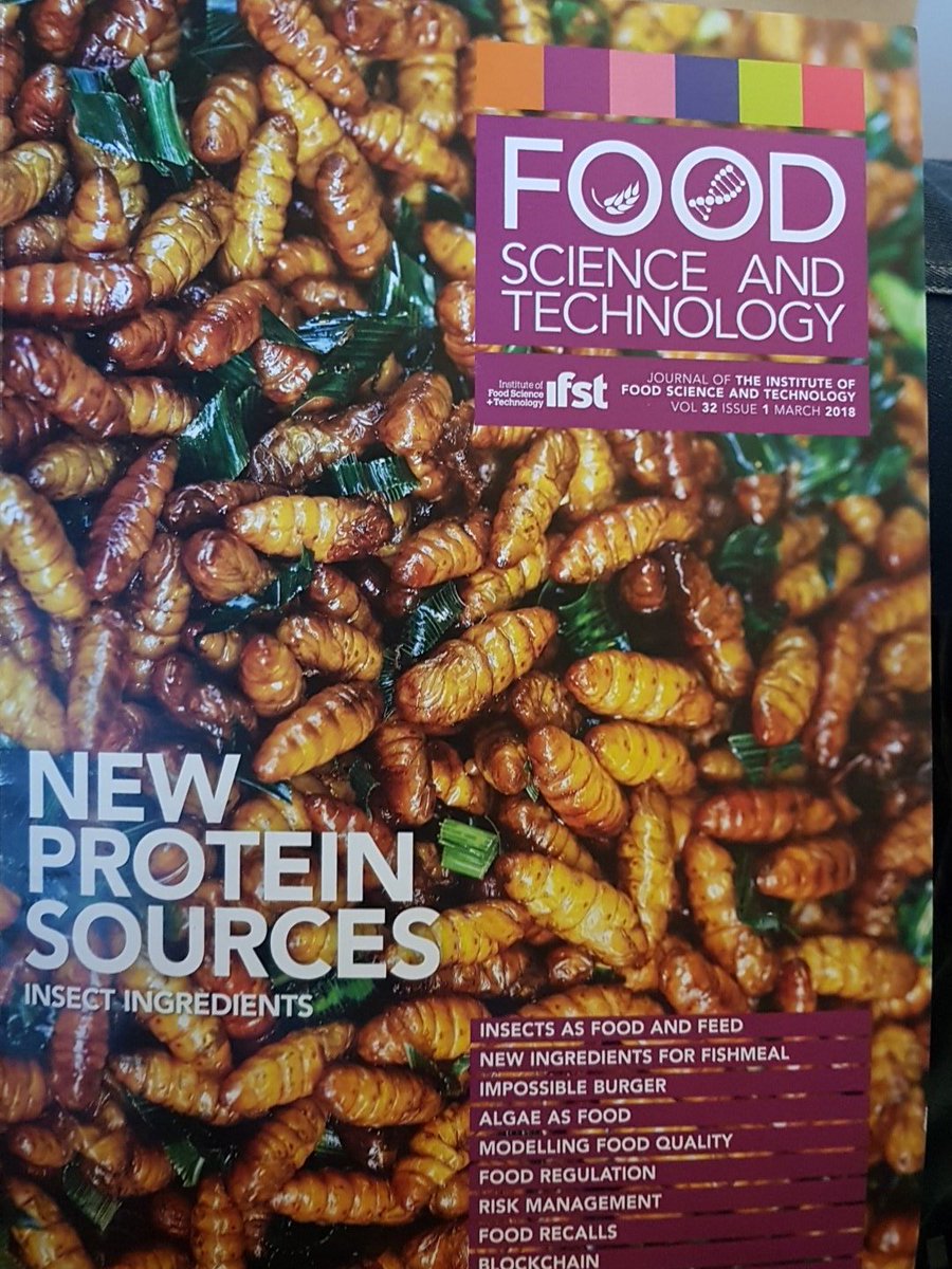 Interesting edition-  new protein sources #insectingredients @ifstnews