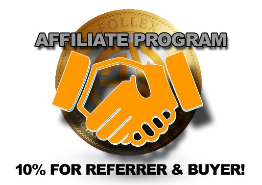 FollexICO's tweet photo. #FollexICO The worlds first regulated social #cryptocurrency  exchange. Our Affiliate Program is now open! Earn 10% for every  referral. Plus buyer also receives 10% bonus. Every one WINS! Hurry as  only 1000 spots open. https://t.co/8fLYSpM62l https://t.co/Knayzb1ekg