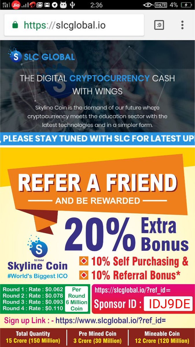 SLCGLOBALCOIN's tweet photo. The vision of SLC GLOBAL is to involve Blockchain technology in education system https://t.co/zDLXDG6giO