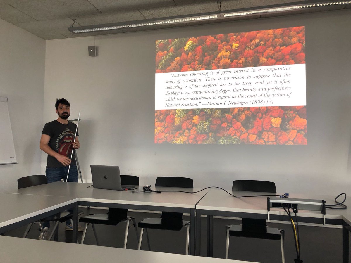 CrowtherLab's tweet photo. Constantin’s take over week continues. Here he is leading this weeks Lab meeting. #MondayMotivation #labupdates https://t.co/brRR9KntxH