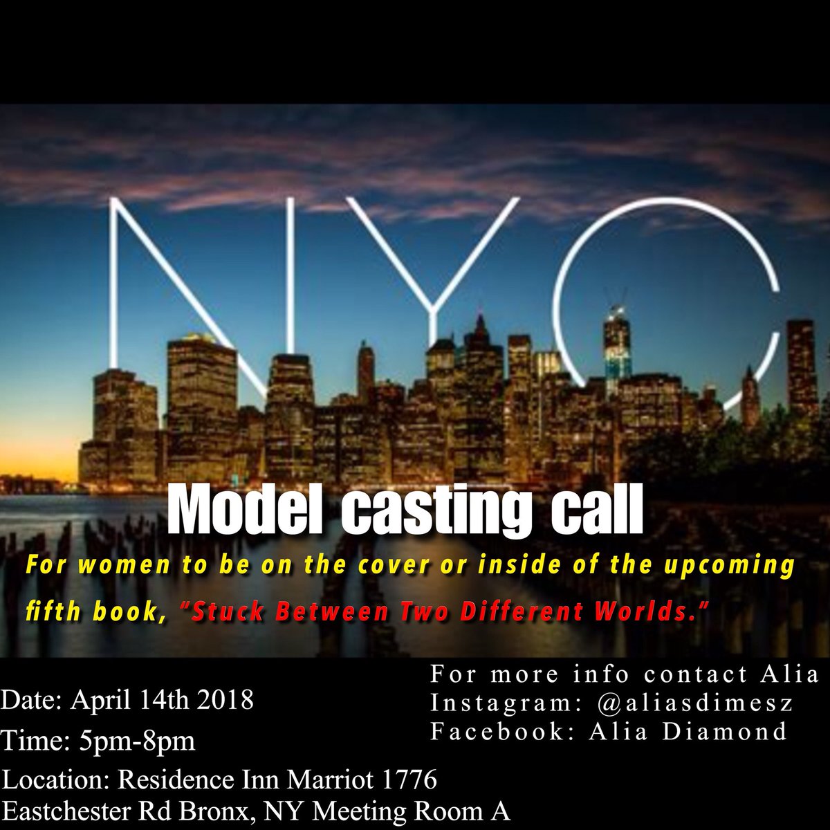 mrdiscipline_07's tweet photo. #ModelCasting #fifthBook my agent Alia Coleman aka Alia Diamond (her Facebook), I’ve placed in charge of this. #BookReaders #NYC #NewYork #LongIsland #Connecticut #NewJersey #Philly #Brooklyn #Queens #NewYorkCity #Models https://t.co/16StkyV21Q