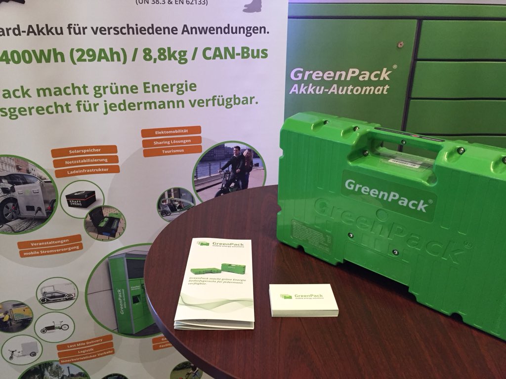 #GreenPack auf dem #euroforum Stadtwerke 2018. Wir freuen uns auf hochkarätige Besucher.
