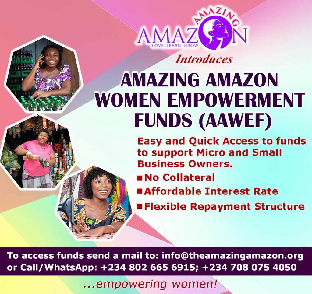 amazonmercyM's tweet photo. Tell a friend to tell a friend to tell a friend that there is quick and easy access to funds for Women in Business. Give your business the boost it needs today!
Email or call contacts on the flyer!
Tag a woman in business !
#amazingamazoninitiative #womenempowerment https://t.co/D8cmRKuGiP