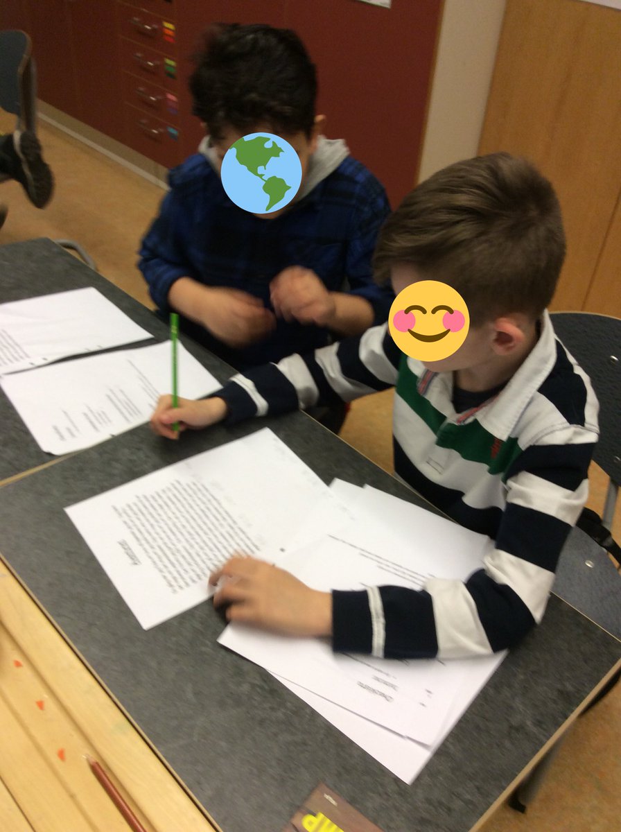 Vi arbetar med berättande texter och använder en checklista för att synliggöra vad som saknas i texterna och behöver utvecklas. @stenkulaskolan