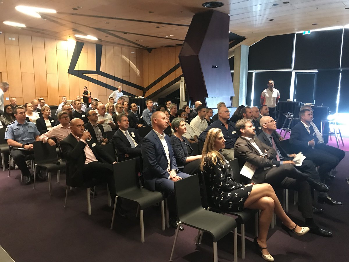 westernpowerwa's tweet photo. “We are open for business and we welcome the innovators, engineers and dreamers to bring their ideas to our platform that can benefit the community.” @westernpowerwa CEO Guy Chalkley applauds the variety of pitches from the Hackathon #powerhack2018 https://t.co/jTfKK735Z7