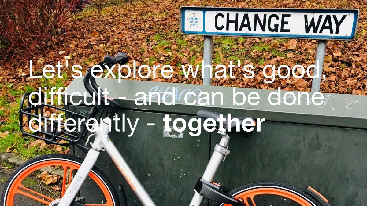 michaelambjorn's tweet photo. Flashback from #Eurocomm18 - and a seed for today: 

Let's explore what's good, difficult - and can be done differently - #together  #Eurocomm18 #AlignYourOrg https://t.co/0uFt3pe5Gc