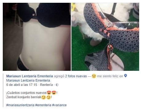 🛍MARIASUN LENTZERIA 
📌Biteri kalea 8, Errenteria.
📞943476597
#errenkoalde <a href="/Errenkoalde/">ERRENKOALDE</a>