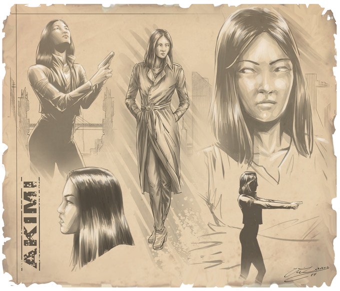 carnouchec's tweet image. Check out some of @CrizamArt 's beautiful character concept sketches for THE RESURRECTED #1. Blessed to be collaborating with such a talented artist. 

Our #Kickstarter is 112% funded with five days to go!

kickstarter.com/projects/21293…

 #makecomics #diversityincomics #indiecomics