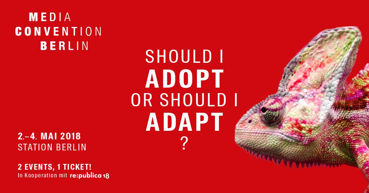 StartupEventsEU's tweet image. 3 weeks to go! Don‘t miss international entrepreneurs e.g. Keiichi Matsuda and Martha Lane Fox at @MCB_Berlin speaking about #HyperReality and a #FairWeb. 18.mediaconventionberlin.com/de/tickets
#MCB18