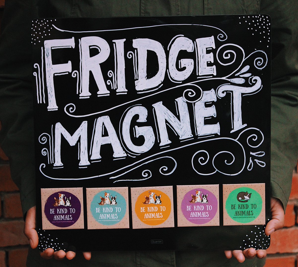 PHNepal's tweet photo. We have new fridge magnets!!! Our “Be Kind to Animals” now features cute pups🐶🐱 We also have the original kitty one and in new exciting colors. They are available at Maya Ko Chino, Jhamsikhel. All proceeds go to @PHNepal Thank you for supporting our work 💖 https://t.co/5OrDjjgQoA