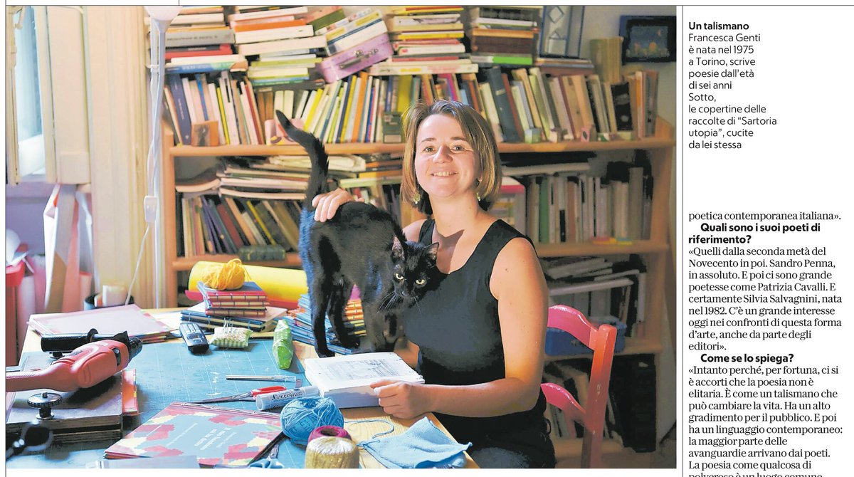 CircoloLettori's tweet photo. La sua poetessa preferita? Anne Sexton. Scrive poesie da sempre, è il suo modo di rapportarsi al mondo. 

Bellissima intervista di @francescabolino a Francesca Genti che è con noi questa sera, ore 21 con La poesia è un unicorno.🦄

@Librimondadori 
@rep_torino https://t.co/EWOGtzy4oB