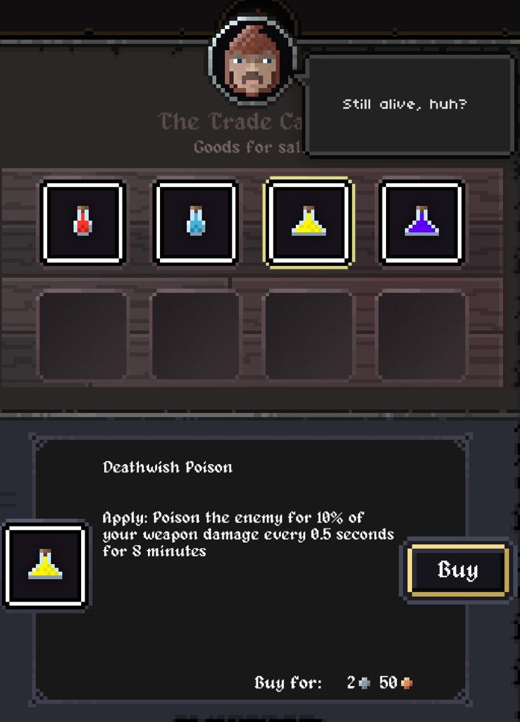 Battleslain_One's tweet photo. Merchant and offline gains has arrived #RPG #pixelart #indiegame #indiedev #indiegames #pixel #idle #dkgame #mobilegames #Nordic #Viking https://t.co/0fxI13vR6d