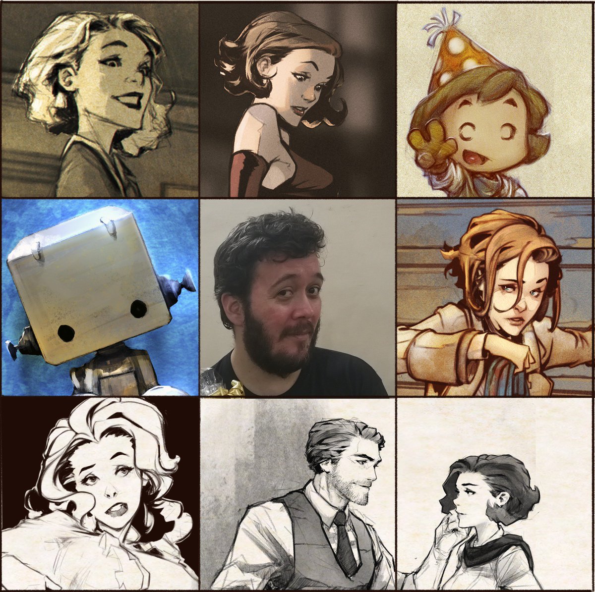 I draw a lot of pretty girls ? #artvsartist 