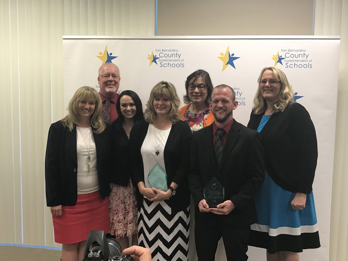 Our very own Julie Wood was named Classified School Employee of the Year in the Instructional Aide category for San Bernardino County. Way to go Julie, you make us stronger.